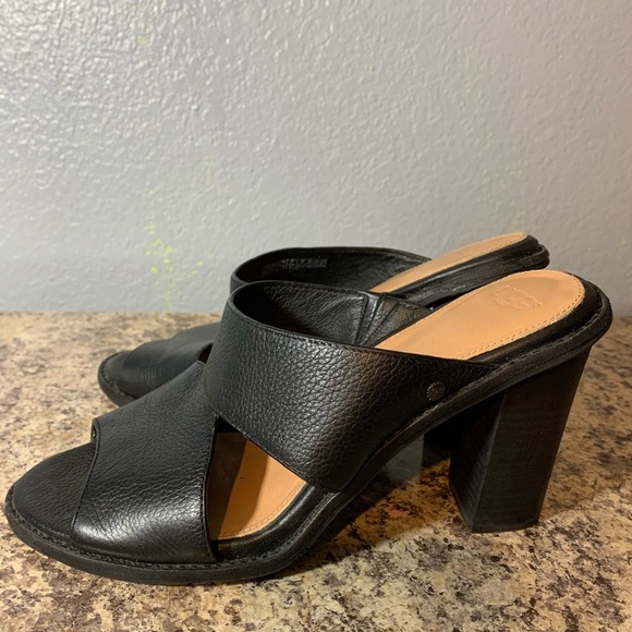 UGG Black Celia Sandals - Picture 3 of 8